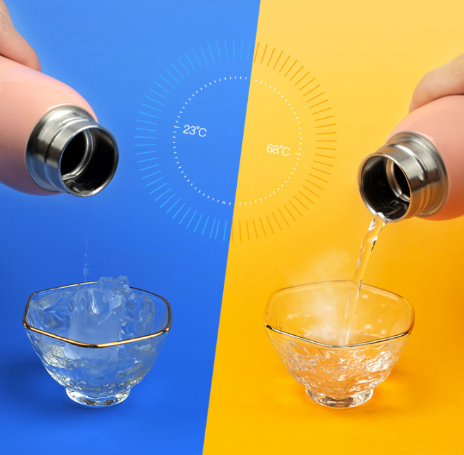Smart Temperature Display Insulated Water Bottle