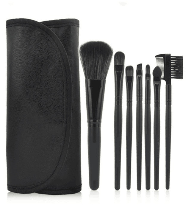 7-Piece Makeup Brush Set with Premium Brush Bag