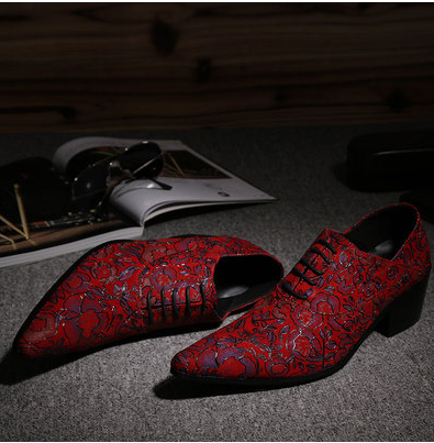 Stylish Pointed Toe High Heel Elevator Shoes
