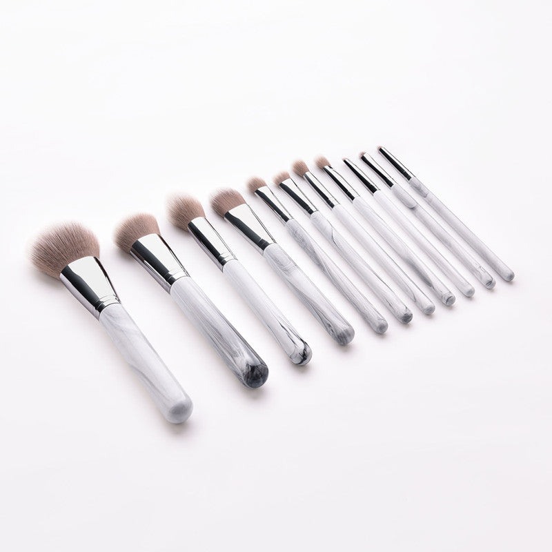 11-Piece Makeup Brush Set with Landscape Powder Brush