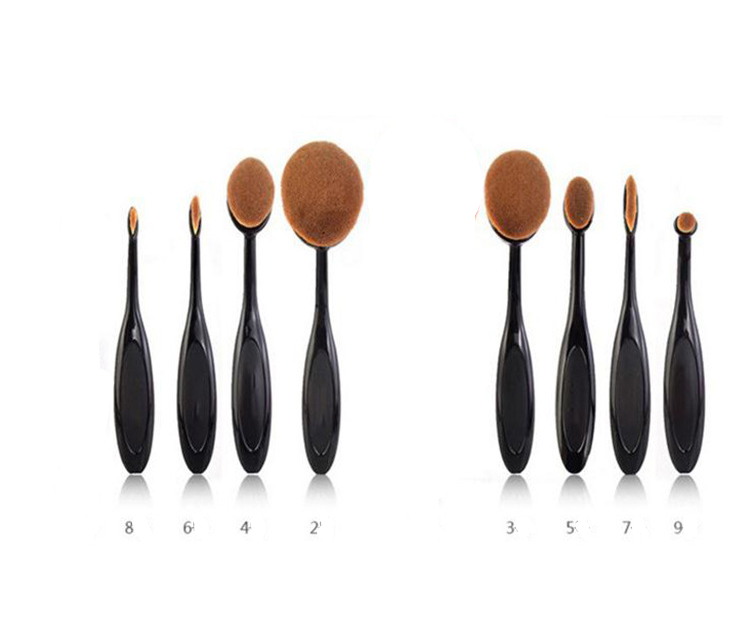 Toothbrush-Shaped Makeup Brush Set
