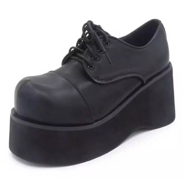 Spring New Women's Thick-Soled Punk Shoes