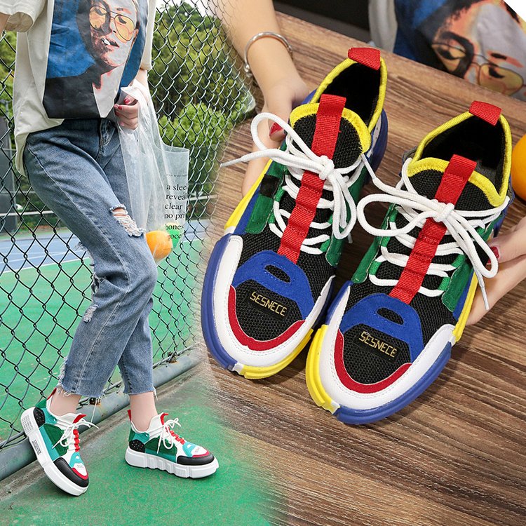 Trendy Ins Dad Shoes - Versatile Harajuku Style