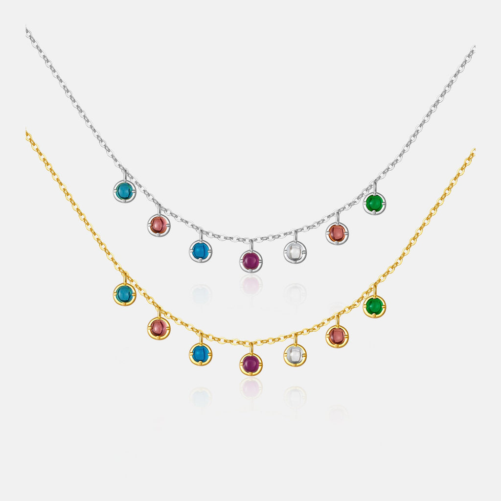 S925 Sterling Silver Necklace Women's Diamond