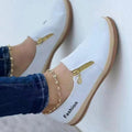 Spring And Autumn European And American Solid Color Platform Hemp Rope Canvas Shoes