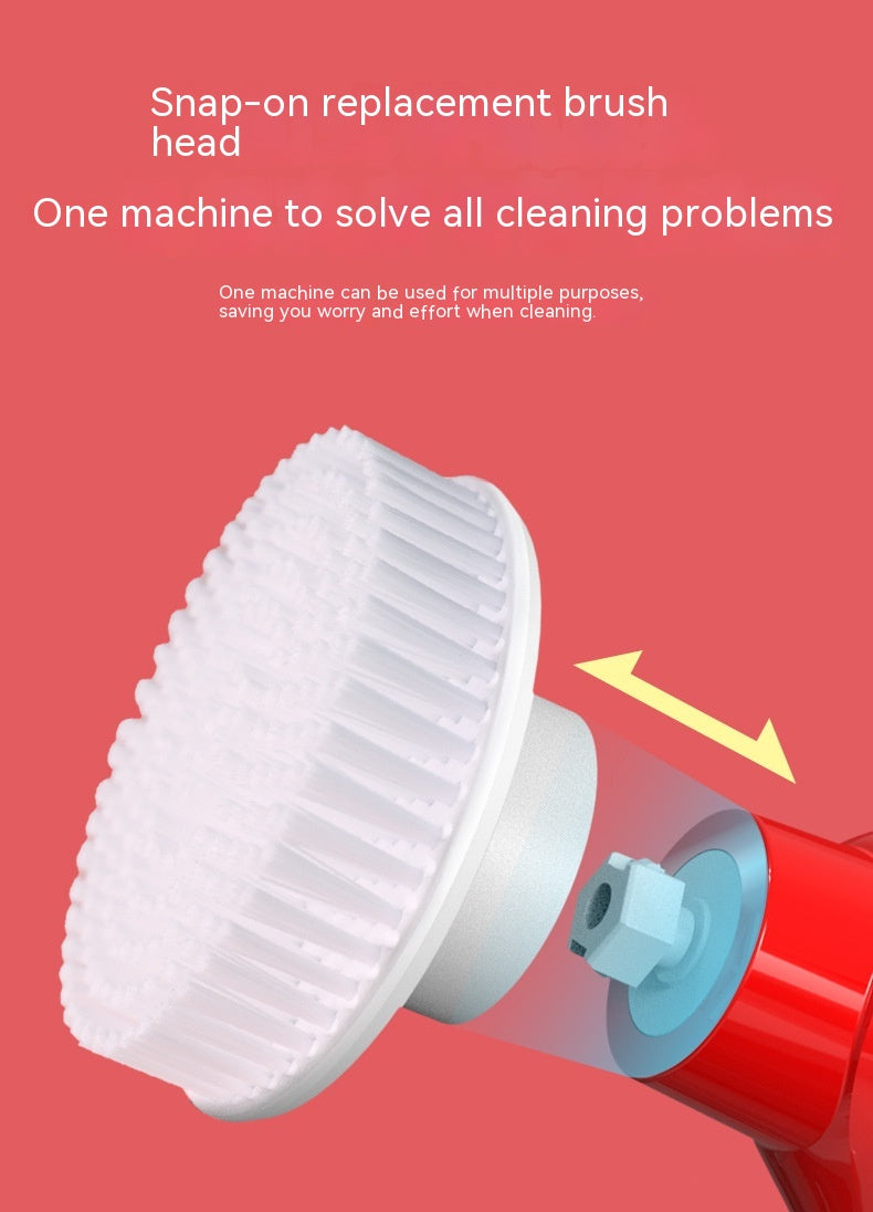 Electric Brush for Long Handle Fish Tank Cleaning