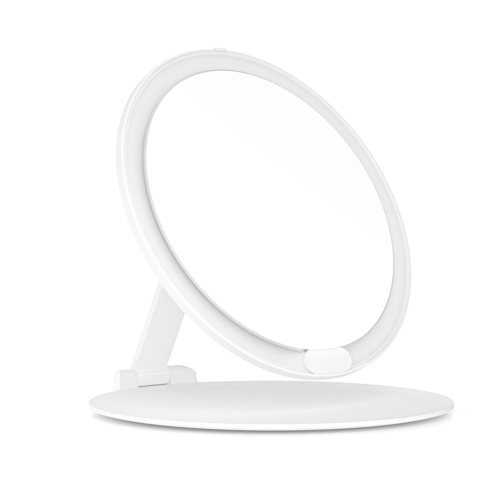 LED Makeup Mirror with Touch Control and Foldable Design
