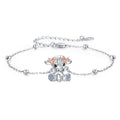 Highland Cow Bracelet Sterling Silver Scottish Cow Bracelet Cute Animal Jewelry for Women