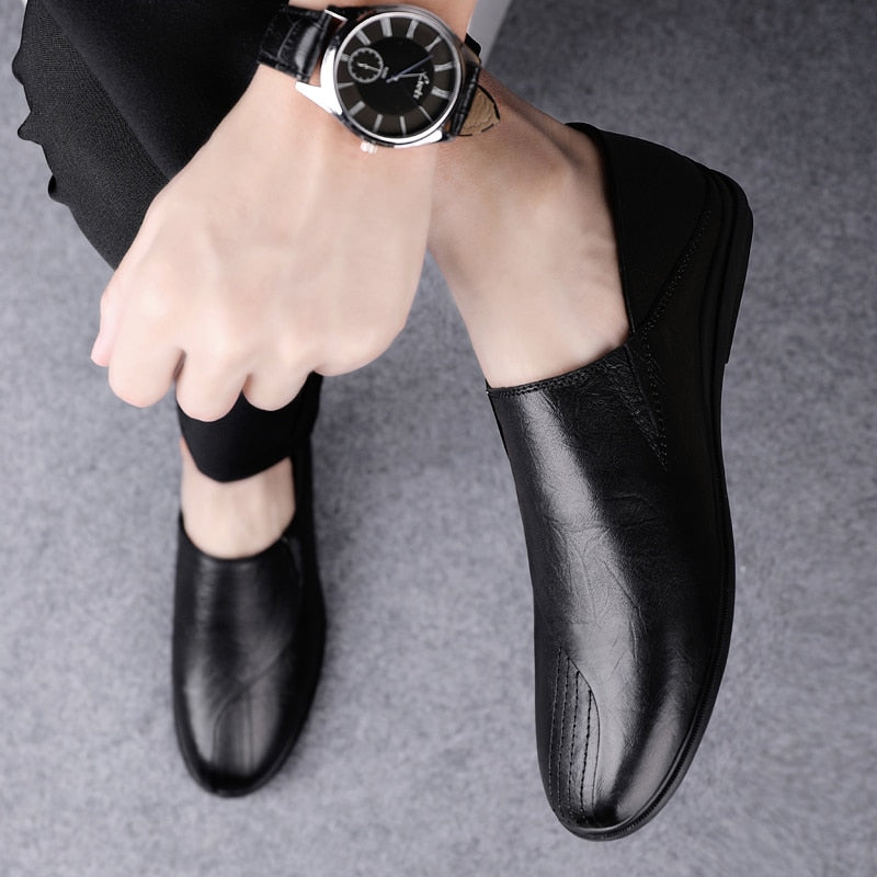 Men's Leather Shoes, Sandals, and Sports Sneakers
