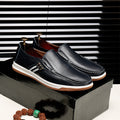 Genuine Leather Casual Men's Shoes - Fashion Brand