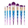 Rainbow Mermaid Makeup Brush Set
