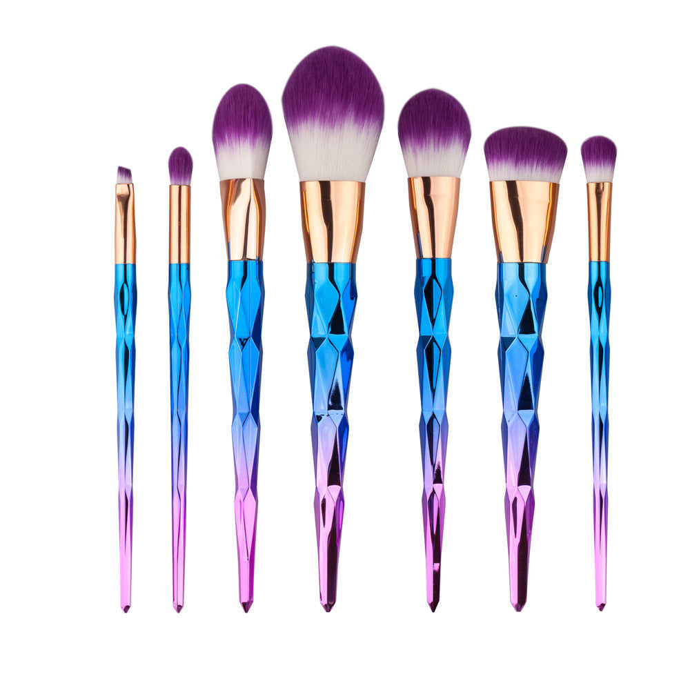 Rainbow Mermaid Makeup Brush Set
