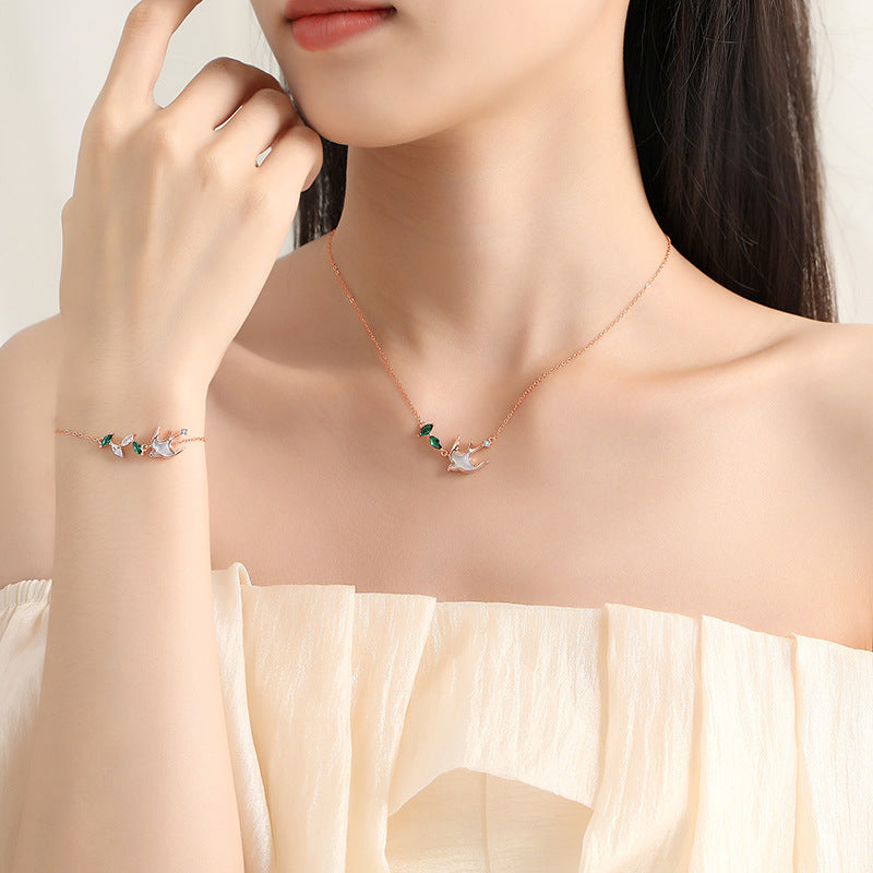 S925 Sterling Silver Rose Gold Bracelet