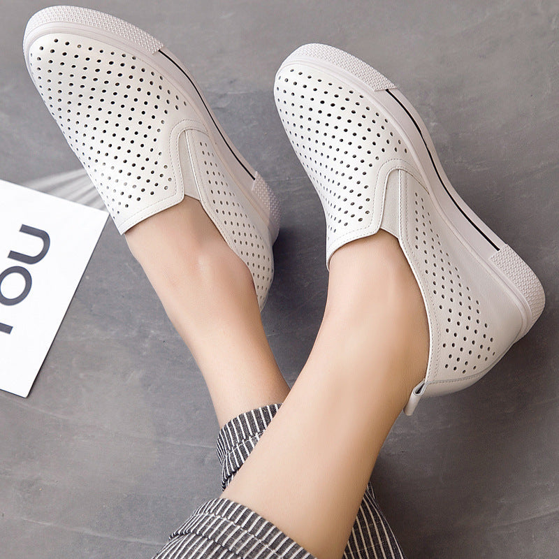 Elevated Slip-On Women's Thick Sole Shoes