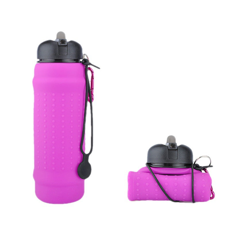 Portable Silicone Water Bottle for Outdoor Travel