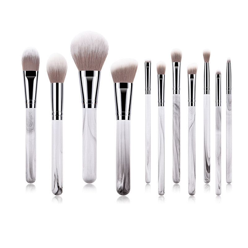 11-Piece Makeup Brush Set with Landscape Powder Brush
