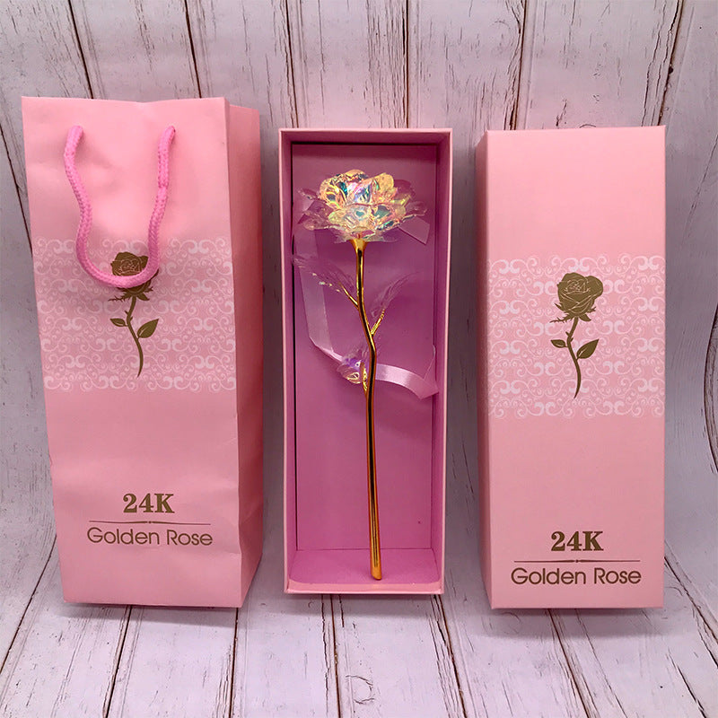24K Glow Rose Gift Set for Mother's Day or Valentine's
