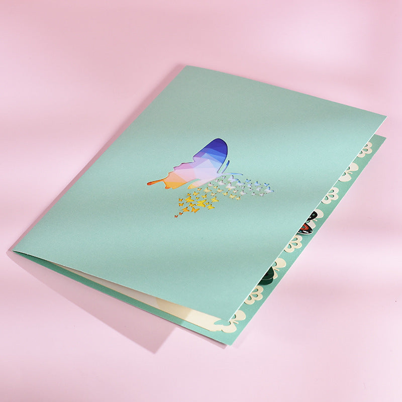 Butterfly Pop-Up Greeting Cards for Mother's Day Gift