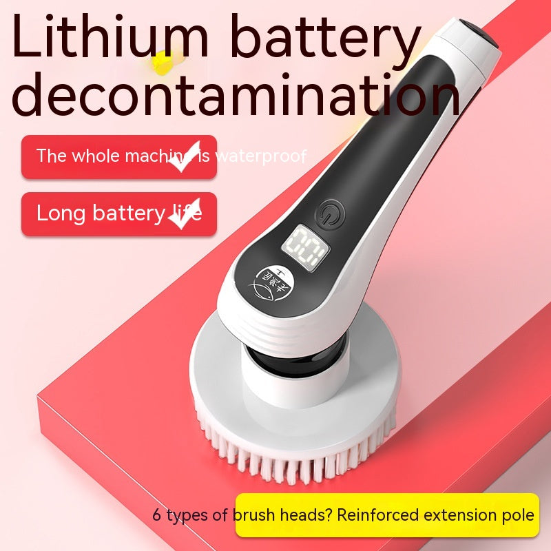 Electric Brush for Long Handle Fish Tank Cleaning