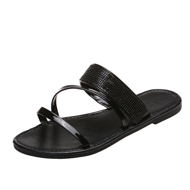 One Word Cool Women's Fashion Rhinestone Outdoor Breathable Casual Sandals