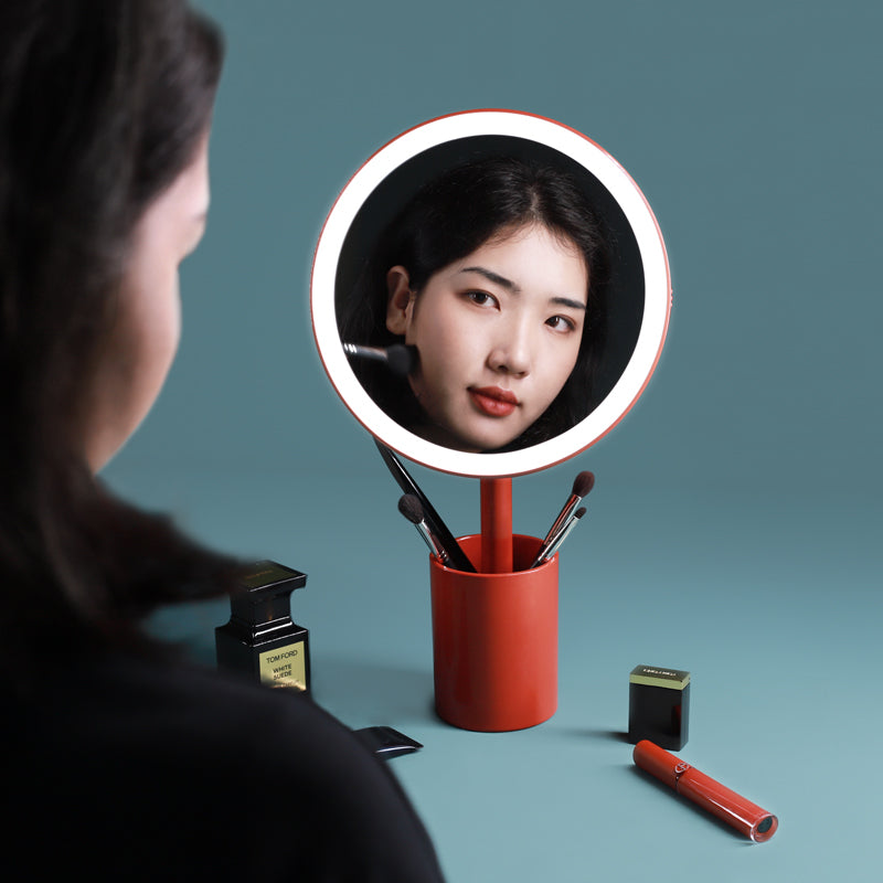 MUID Mini Smart LED Makeup Mirror with Storage