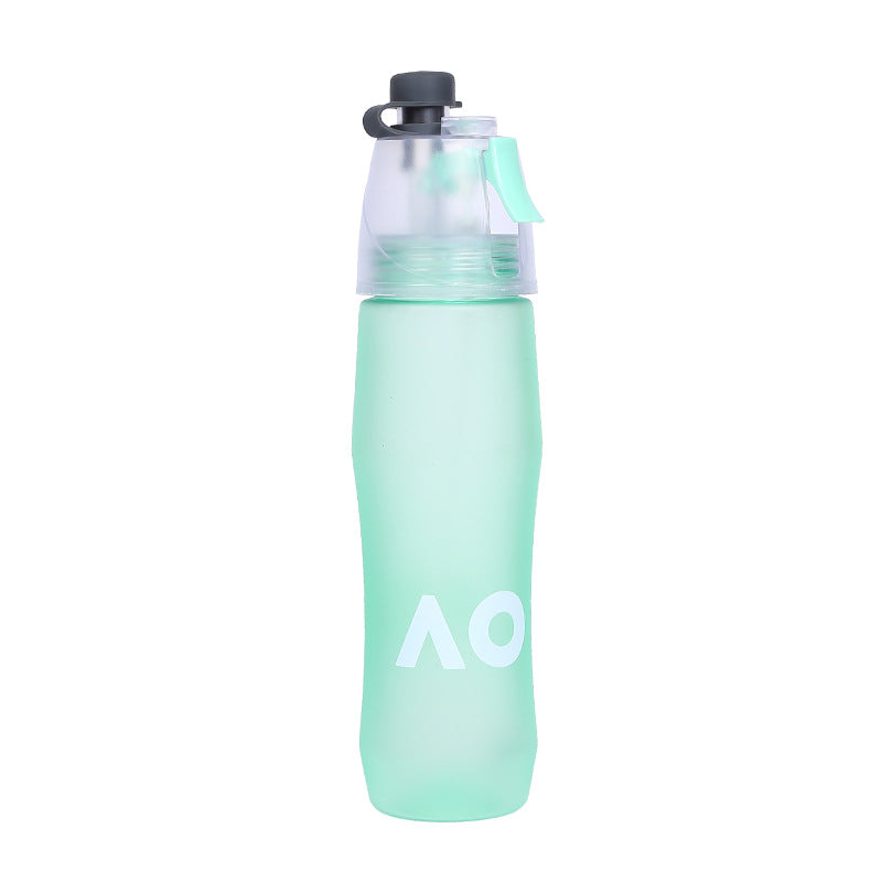 Plastic Spray Sports Water Bottle for Students