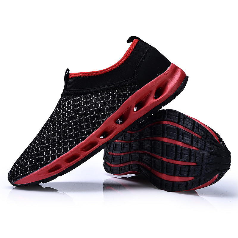 Men's Lightweight Mesh Slip-On Running Shoes