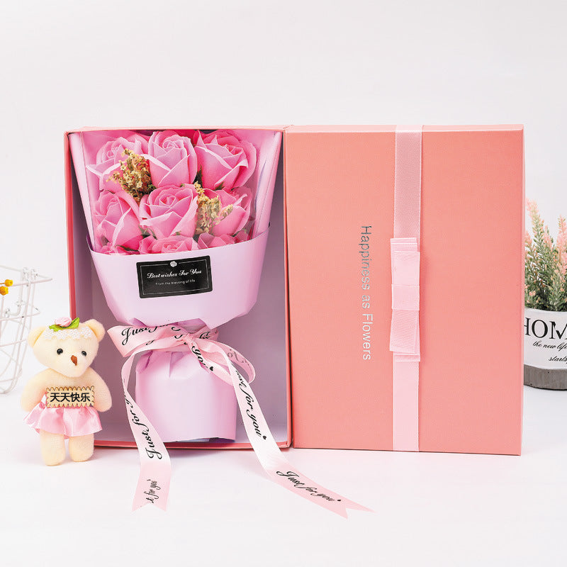 Teacher's Day Gift Bouquet Gift Box