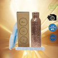 Electroplated Gold Textured Sports Water Bottle