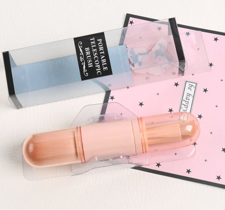 4-in-1 Retractable Portable Makeup Brush