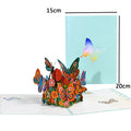 Butterfly Pop-Up Greeting Cards for Mother's Day Gift