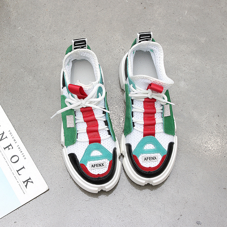 Breathable Mesh Ulzzang Dad Sneakers (Flat Shoes)
