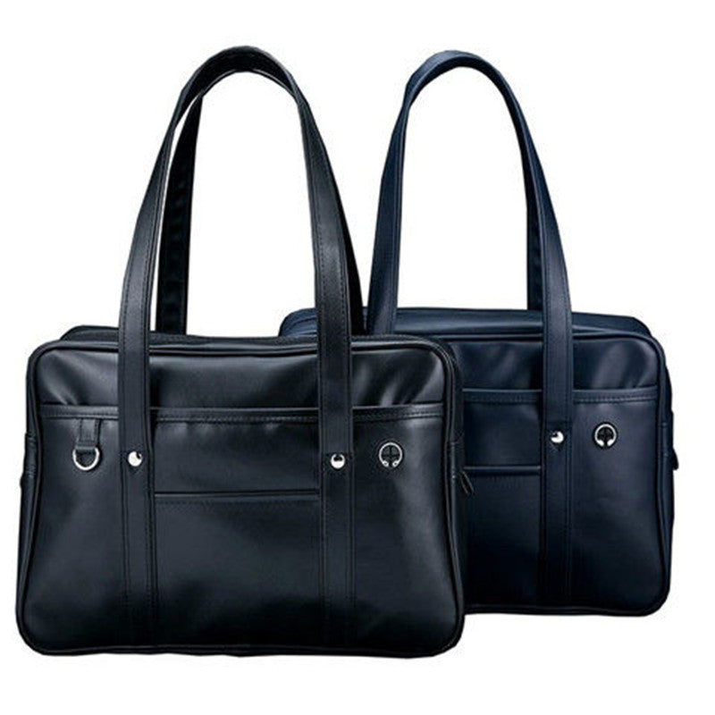 PU Uniform Bag, JK Large Handbag, School Bag With A Campus-supplied Feel, Japanese-style Female High School Student Bag, Unisex Shoulder Briefcase