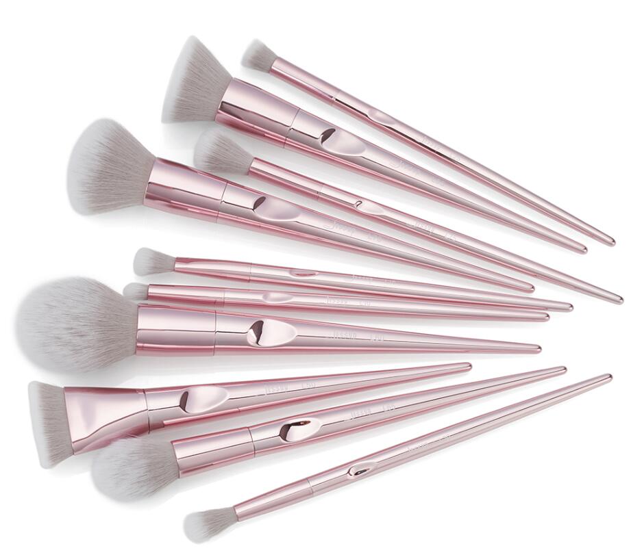 10-Piece Makeup Brush Set with Radiant Eyeshadow Brush