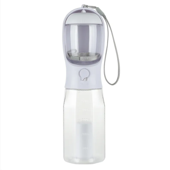 Portable Cat Dog Water Bottle Food Feeder Drinker Poop Dispenser 3 In 1 Leak-proof Multifunctional Dog Water Bottle Pet Products