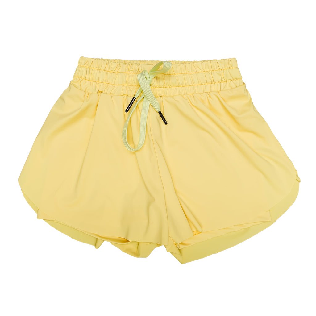 Yellow Butterfly Shorts