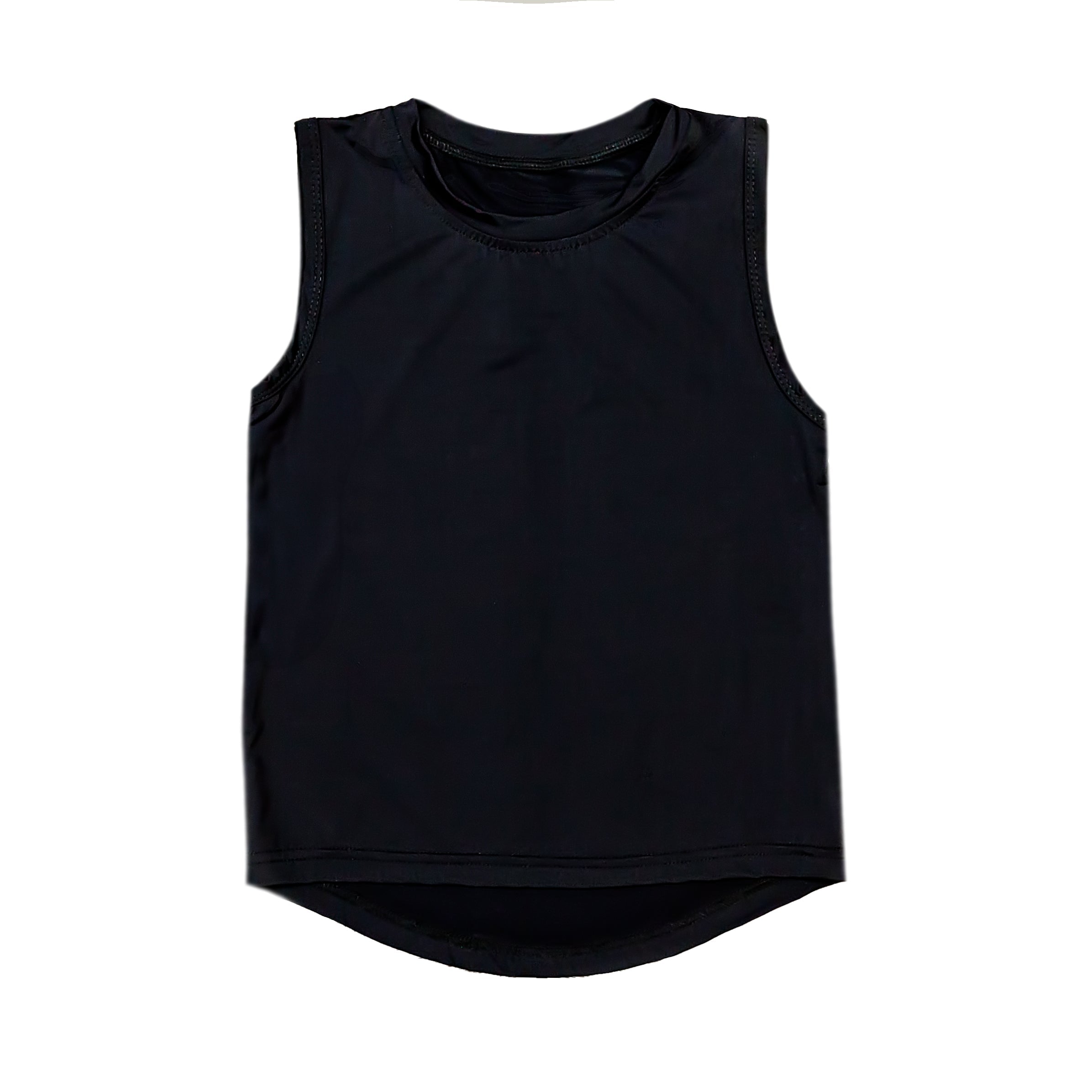 Black High Low Tank