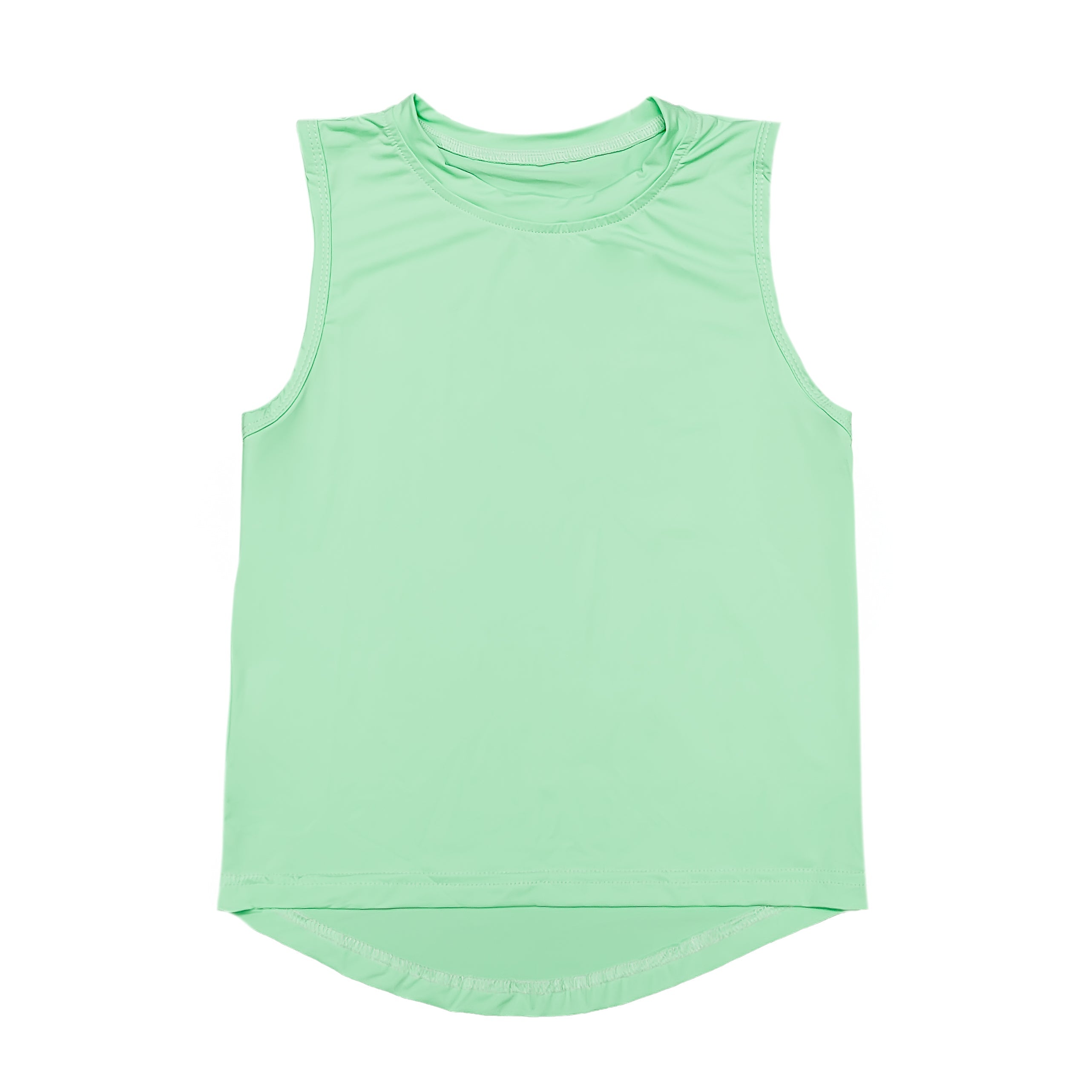Neon Green High Low Tank