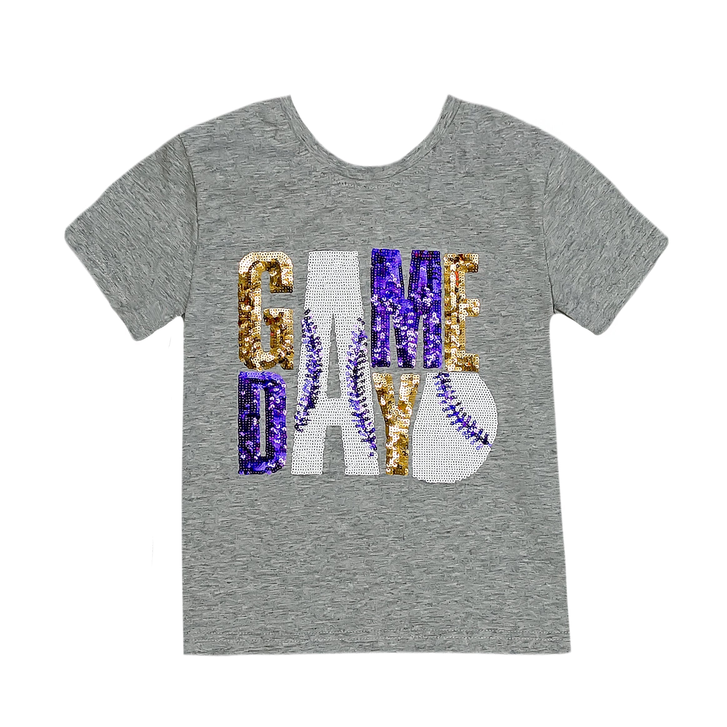 Gameday Purple and Gold Shirt