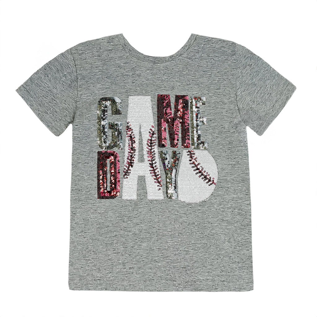 Gameday Maroon and Gray Shirt