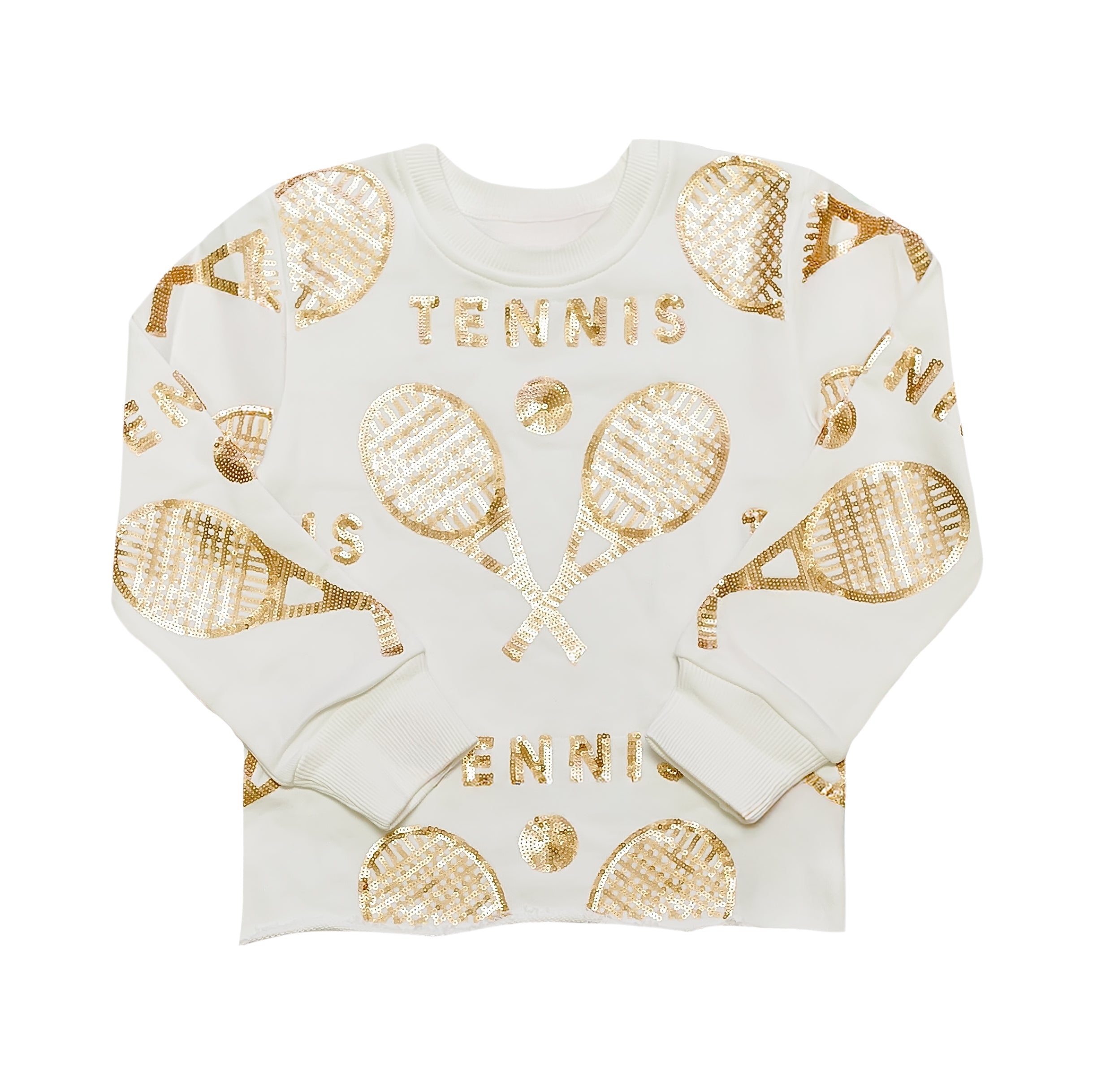 Gold Tennis Sweatshirt
