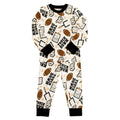 Black And Gold Touchdown Bamboo Pajamas