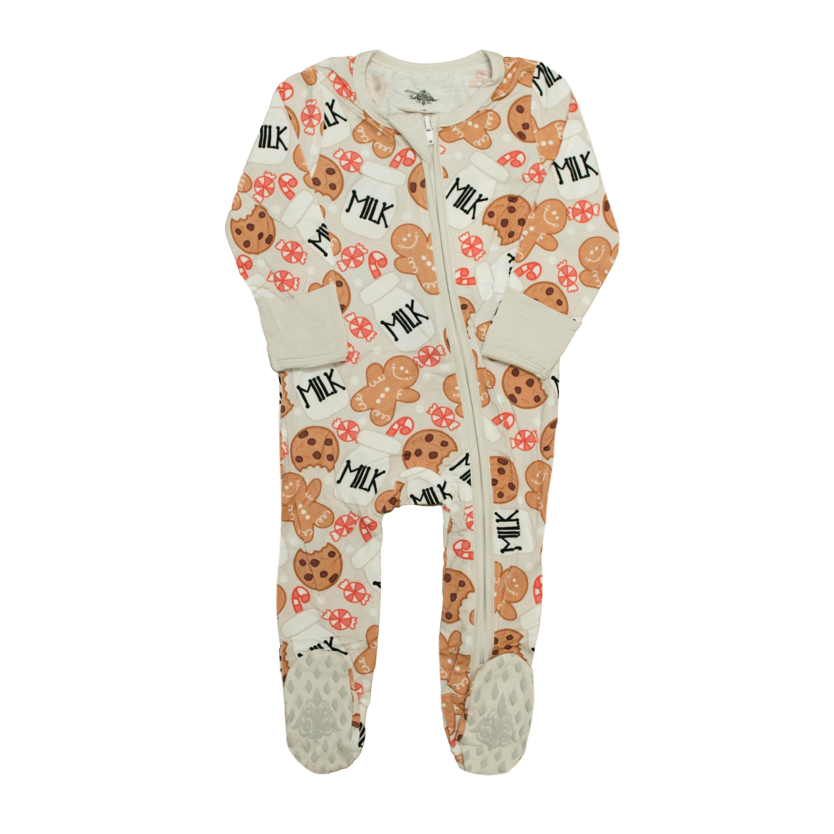 Milk and Cookies Bamboo Baby Romper