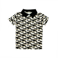 Black and Gold Camo Polo
