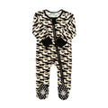 Black and Gold Camo Romper