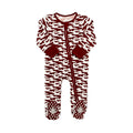 Maroon Camo Romper