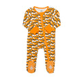 Orange Camo Bamboo Romper