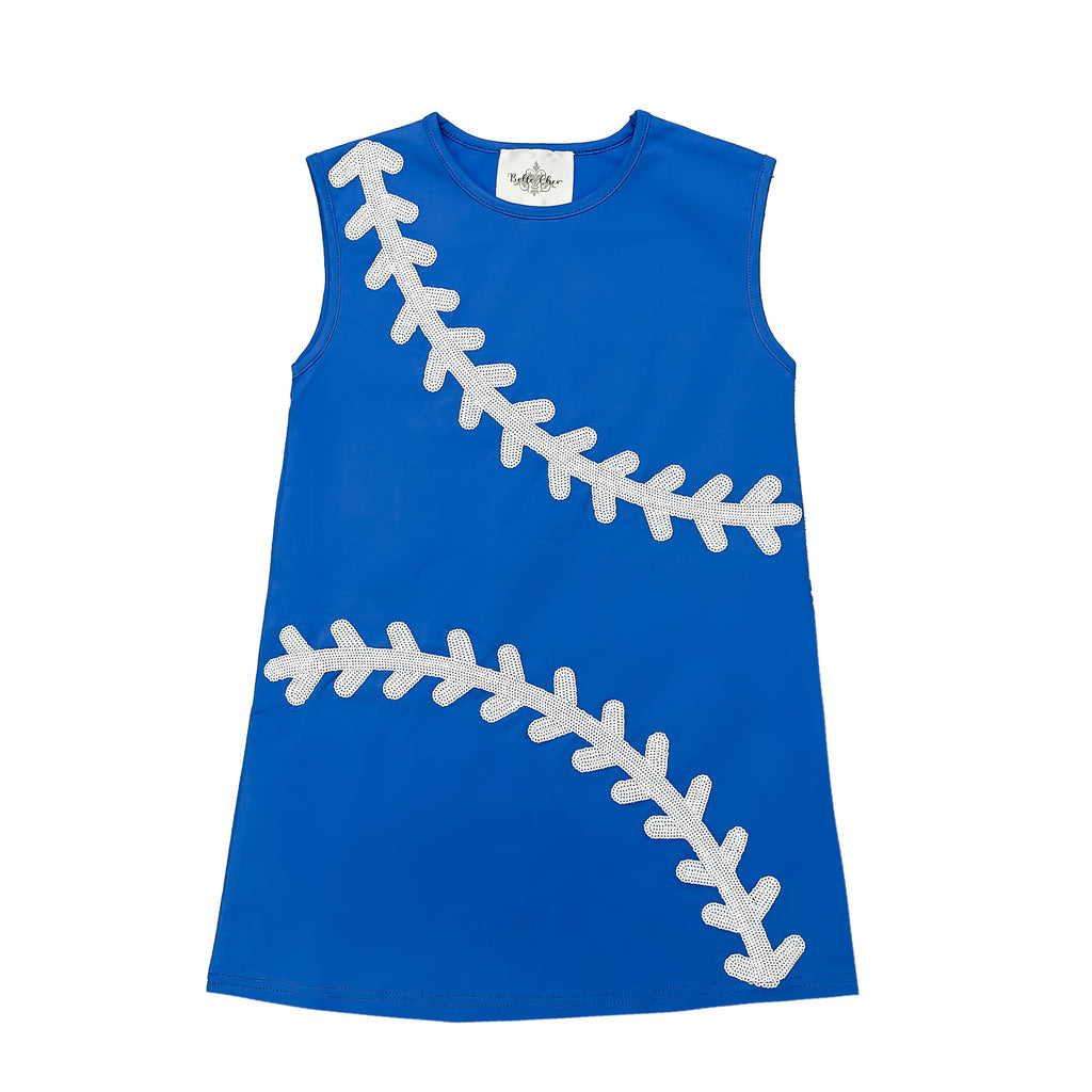 Baseball Royal Blue Dress