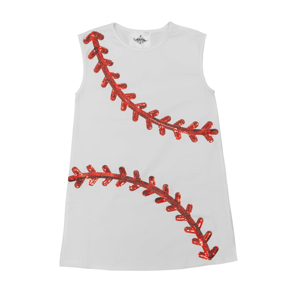 Baseball White  Dress