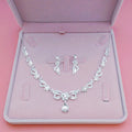 Bridal Necklace Suit Alloy Rhinestone Wedding Accessories